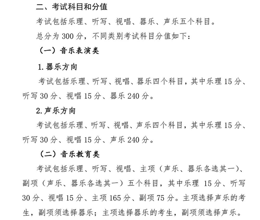 2024年河南省音乐类统考改革方案（含音乐、舞蹈、书法、美术、播音主持等） (http://www.xifumi.com/) 戏曲新闻 第12张